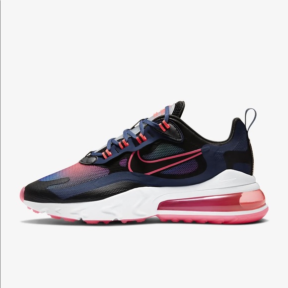 Nike Shoes - Nike Air Max React 270 Midnight Navy Hyper Pink